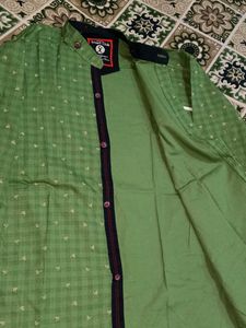 Green Printed Casual Shirt