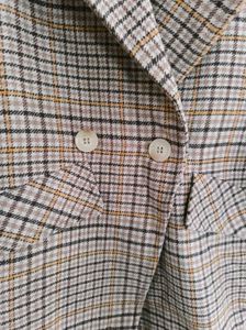 Plaid Oversized Coat