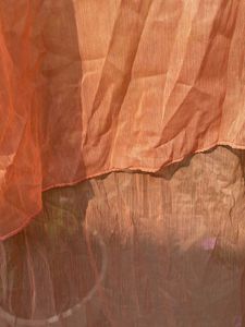 Sheer Peach Dupatta