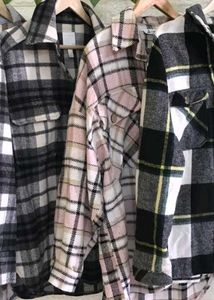 Pink Plaid Shacket warm