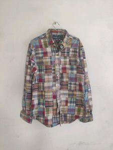 Ralph Lauren Patchwork Button-Down Shirt