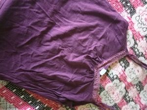 Purple Camisole and slips