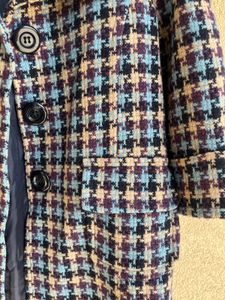 Vintage Houndstooth Coat