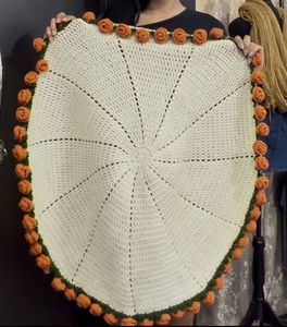 Crochet Rose Bouquet Blanket