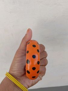 Orange Polka Dot Bangle