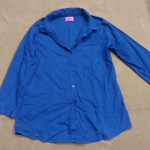 Blue Button-Up shirt