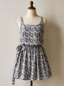 Floral Print kurti with Tie Waist