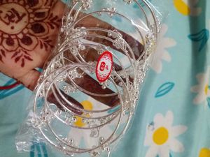 Elegant Silver Anklets with Bells
