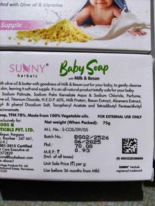 Sunny Herbals Baby Soap