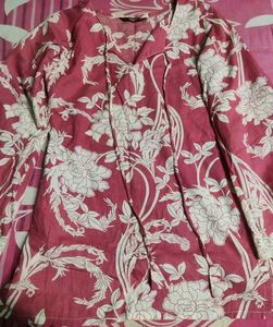 Trendy Pink Bell Sleeves Kurti✨