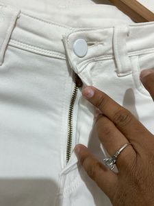 White Slim Fit Jeans