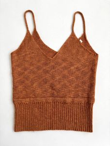 Cozy Knit Spaghetti Strap Top