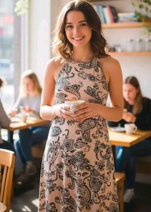 Forever 21 Paisley Midi Dress