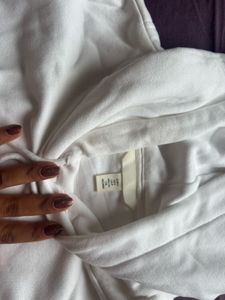 White Pullover Hoodie