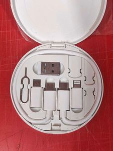 60W Multifunctional Data Cable Set - White