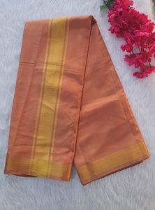 Peach Color Saree