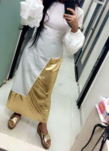Elegant White & Gold Kurta Set