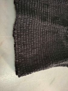 Chic Smocked Black Tube Top
