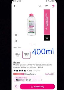 Garnier Micellar Cleansing Water