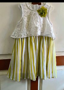 Pretty Hakoba Dress Lime Green