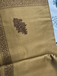 Elegant Golden Embroidered shawl