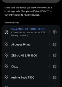 JBL Wireless Earbuds - partial working