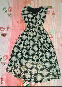 Patterned Mini Dress