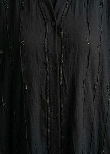 Elegant Black Embellished Kurta