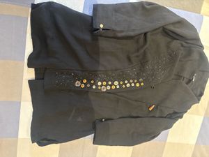 Elegant Black Embroidered with beads Kurta