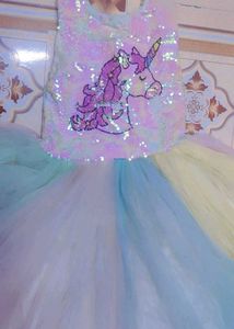 Magical Unicorn Girls Maxi Dress