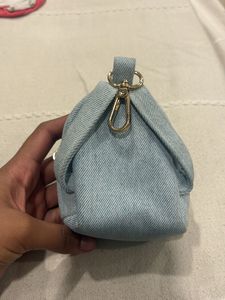 Cute Denim Mini Backpack Coin Pouch