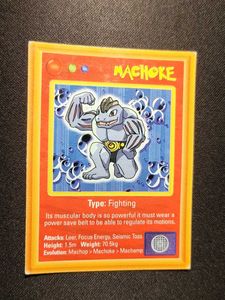 Alpenliebe pokemon chase card MACHOKE