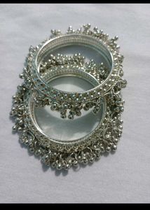 Silver Jingle Bell Bangles