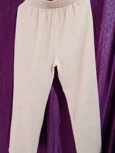 Soft Beige Corduroy Pants
