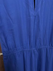 Chic Royal Blue Jumpsuit