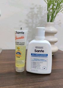 Sanfe Sunscreen & Cleanser Set