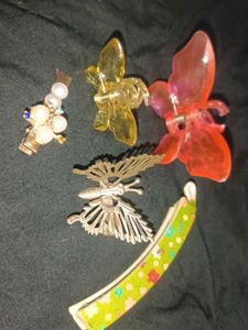 Cute Butterfly Hair Clips Set