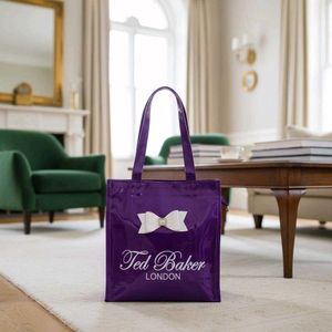 Ted Baker London Purple Tote Bag with Bow