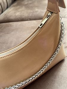 Stylish Chain Accent Hobo Bag
