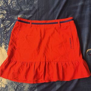 Vintage Playboy Golf Orangish-Red Skirt