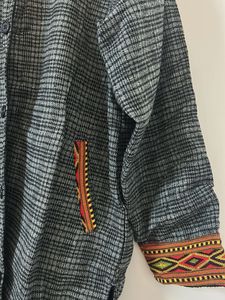 Embroidered Long winter coat for Women