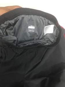 Black Nike Dri-Fit Shorts With Red Line compressio
