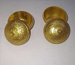 Exquisite Vintage Brass Trinket Boxes