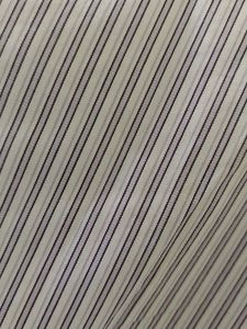 Striped Button-Down with White Collar S-M