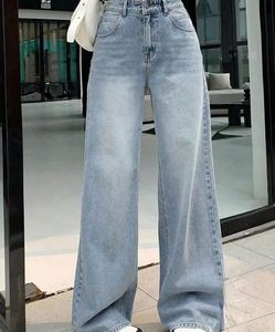 Light Wash Wide Leg Jeans