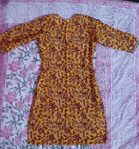 Yellow Floral Kurta