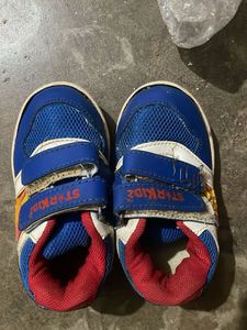 Blue & Red Kids Sneakers