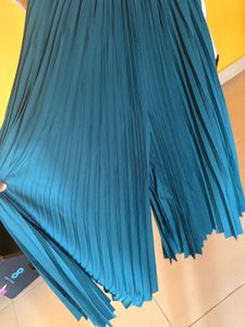 Teal Pleated Pants
