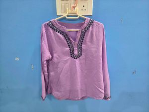 Beautiful Purple Kurta