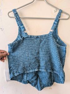 cute blue top